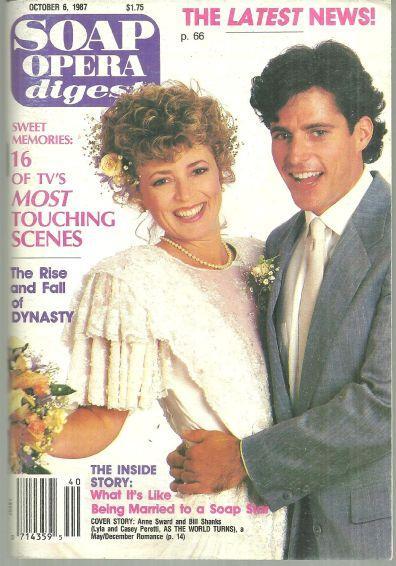 Soap Opera Digest October 6, 1987 Lyla and Casey Wed From ATWT on Cover