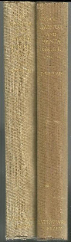 Gargantua and Pantagruel Two Volumes by Francois Rabelais 1941 Everyman's Lib