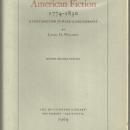 American Fiction 1774-1850 a Contribution Toward Bibliography by Lyle H. Wright