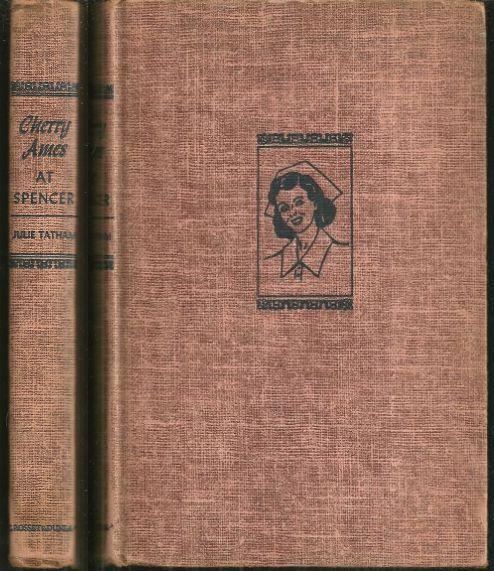 Cherry Ames at Spencer by Julie Tatham 1949 Girl's Series #10 Red Tweed Cover