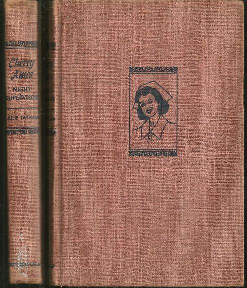 Cherry Ames Night Supervisor by Julie Tatham 1950 Girl's Series #11 Red Tweed