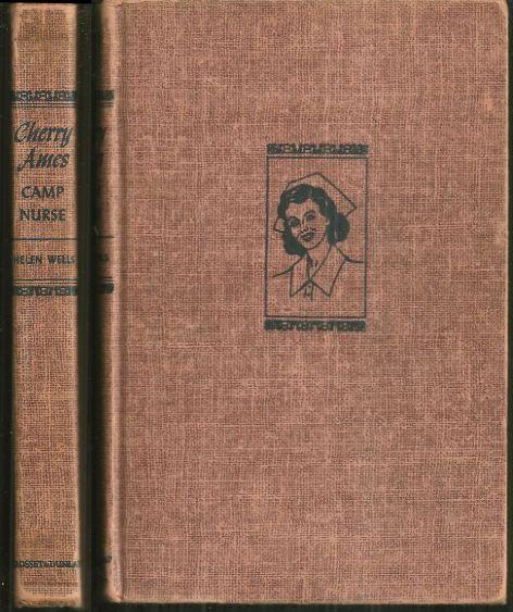 Cherry Ames Camp Nurse by Helen Wells 1957 Girl's Series #19 Red Tweed Cover