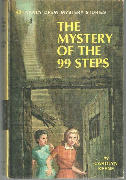 Mystery of the 99 Steps by Carolyn Keene Nancy Drew #43 1966 Yellow Matte