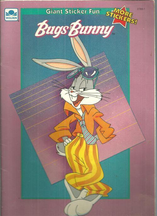 Bugs Bunny Giant Sticker Fun 1991 Unused Golden Book