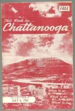 Souvenir Brochure for This Week in Chattanooga, July 6, 1952 What to See and Do