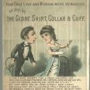 Victorian MetamorphicTrade Card for Globe Shirt, Collar and Cuff With Couple
