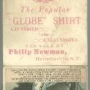 Victorian MetamorphicTrade Card for Globe Shirt, Collar and Cuff With Couple