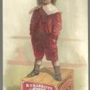 Victorian Trade Card for B.T. Babbit's Soap with Little Boy and The Man Poem