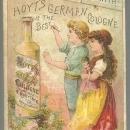 Victorian Trade Card Perfumed with Hoyt's German Cologne with Two Children