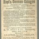 Victorian Trade Card Perfumed with Hoyt's German Cologne with Two Children