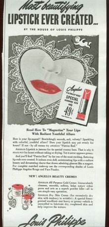 1943 World War II Louis Philippe Magazine Advertisement