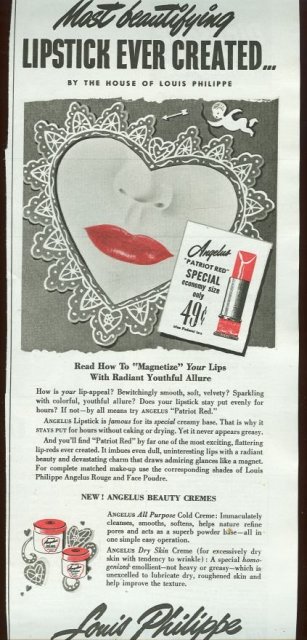 1943 World War II Louis Philippe Magazine Advertisement