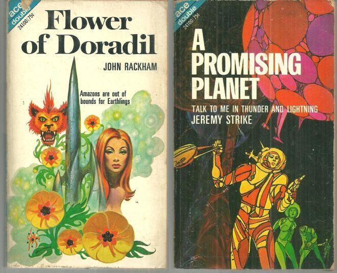 Flower of Doradil and a Promising Planet Ace Double 1970 Science Fiction Books