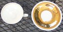 RW Bavaria Gold Lustre Demi Cup and Saucer