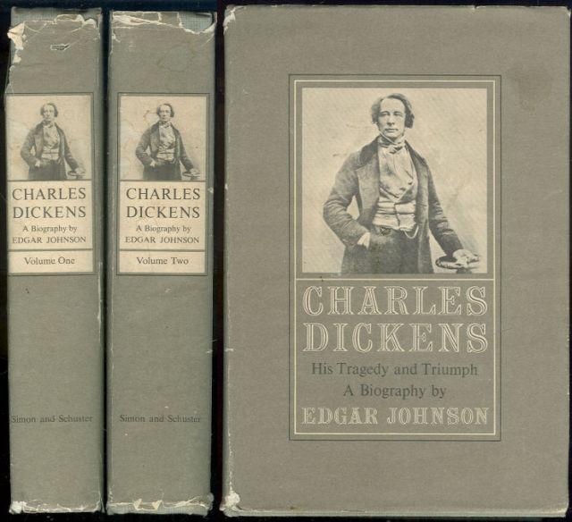 Charles Dickens His Tragedy and Triumph Two Volumes by Edgar Johnson 1952 DJ