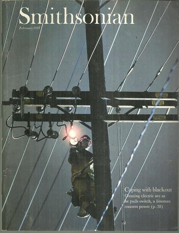 Smithsonian Magazine February 1987 Blackouts/Wildebeests/Paul Klee/Stage Manager