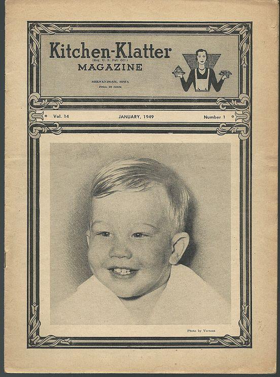 Kitchen Klatter Magazine January 1949 Lengthen the Iris Season/Twelfth Night