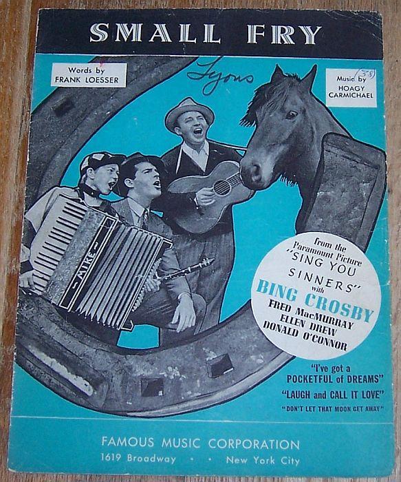 Small Fry From the Movie Sing You Sinners with Bing Crosby, Fred MacMurray 1938