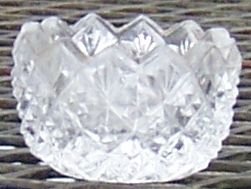 Clear Diamond and Sunburst Open Individual Salt