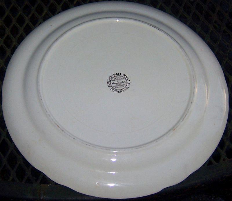 Vintage Hall China Jewel Tea Autumn Leaf Dinner Plate