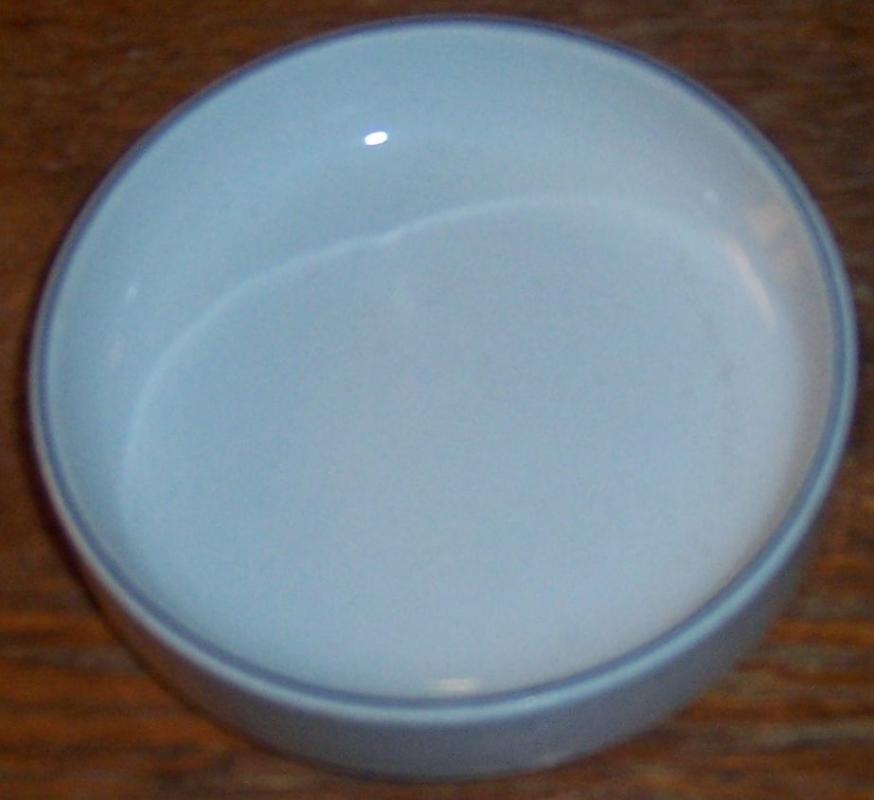 Vintage Royal Copenhagen China Fajance White with Silver Trim Pin Dish