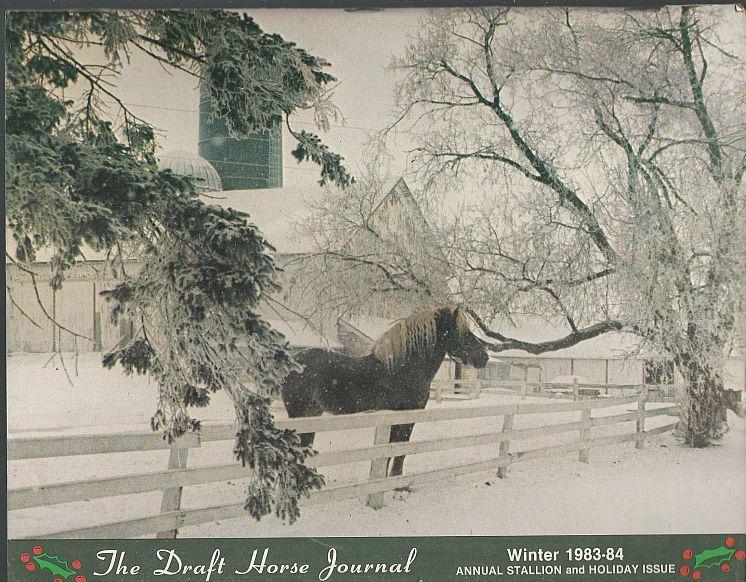 Draft Horse Journal Winter 1983-1984 Annual Stallion and Holiday Issue