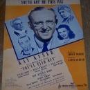 You've Got Me This Way by Kay Kyser 1940 Sheet Music
