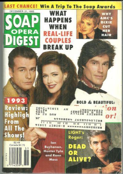 Soap Opera Digest Magazine December 21, 1993 Scotland Yarn on Bold and Beautiful