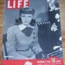 Life Magazine December 9, 1940 Ginger Rogers on Cover/Christmas Toys/Painting