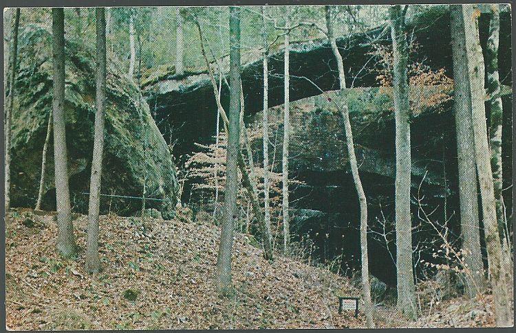 Vintage Unused Postcard of Natural Bridge of Alabama, Located in Winston County