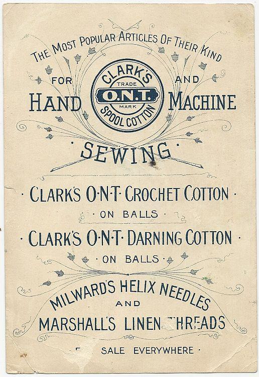 Victorian Trade Card for Clark's Spool Cotton Columbian Expo Electrical Building