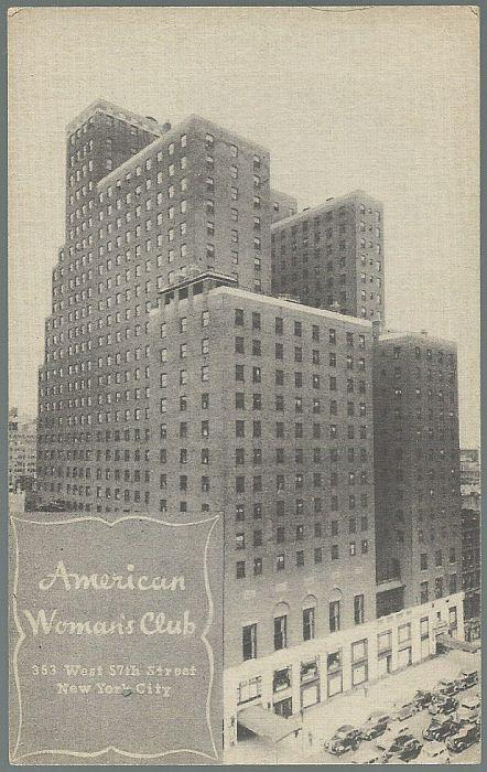 Postcard of American Woman's Club, New York City