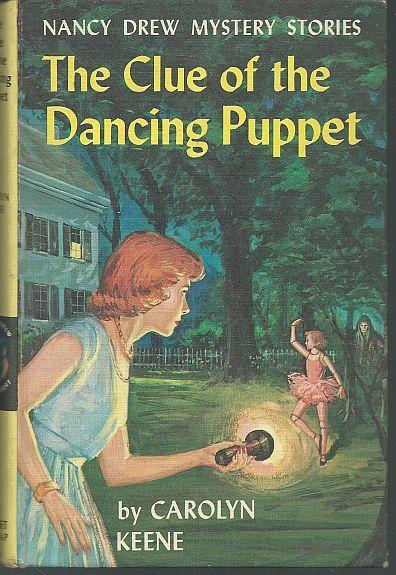 Clue of the Dancing Puppet by Carolyn Keene Nancy Drew #39 1962 Yellow Matte