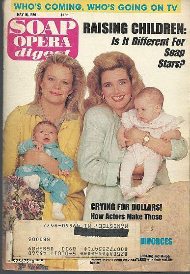 Soap Opera Digest May 16, 1989 Marcy Walker and Melody Thomas Scott on Cover