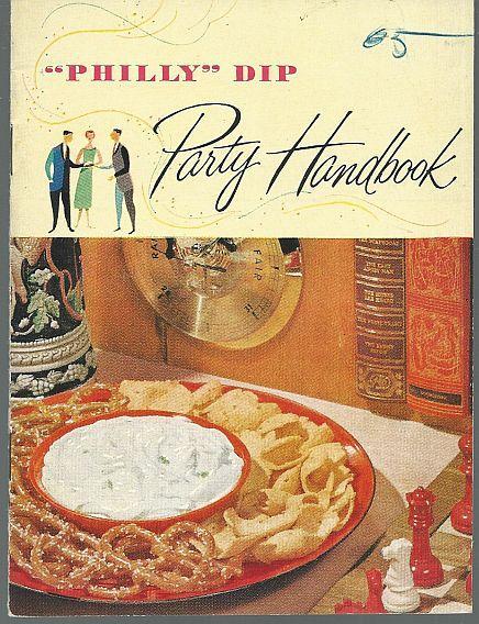 Philly Dip Party Handbook Vintage Kraft Recipe Booklet Illustrated