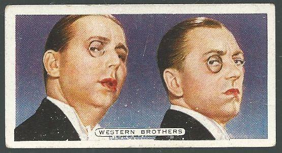 Vintage Ardath Cigarette Card Western Brothers Film Stage and Radio Stars #47