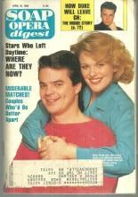 Soap Opera Digest April 18, 1989 Justin and Adrienne From Days Of Our Lives