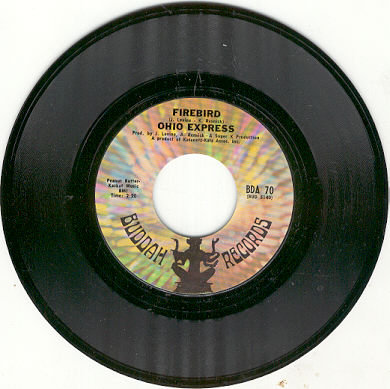 Ohio Express Sings Chewy Chewy Firebird 45RPM Record