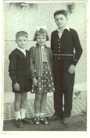 Photograph of Three Hungarian Children