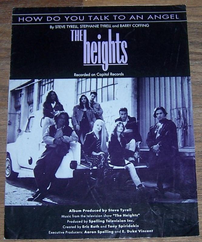 How Do You Talk to an Angel From the TV Show The Heights 1992 Sheet Music