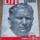 Life Magazine September 12, 1949 Marshal Tito on cover/Bikini/Al Jolson/Rockforder