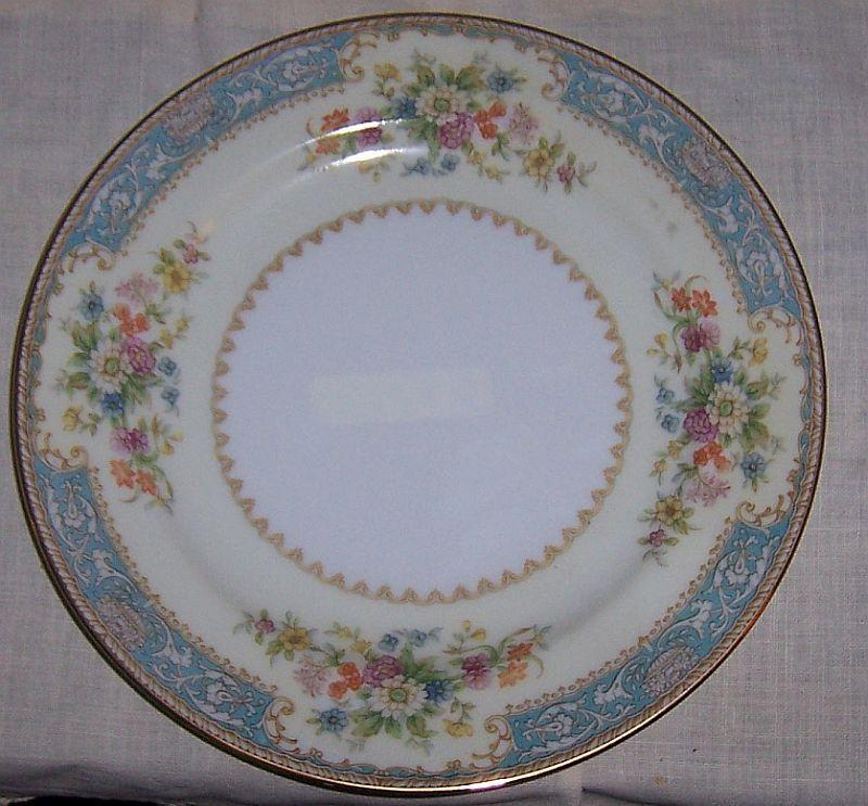 Noritake China Occupied Japan Blue Dawn Salad Plate