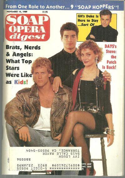 Soap Opera Digest November 14, 1989 Morgan Englund