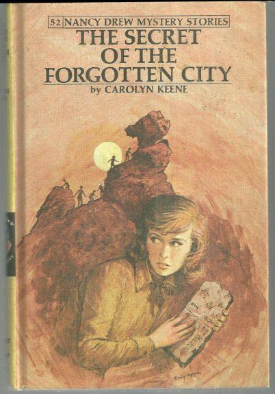 Secret of the Forgotten City by Carolyn Keene Nancy Drew #52 1975 Matte Yellow