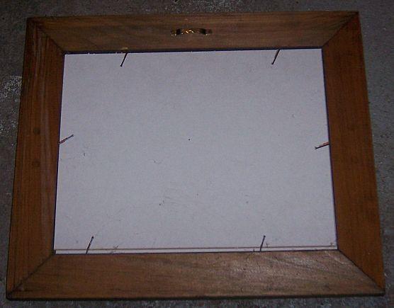 Vintage Framed Signed Sketch of Ridgeway Congregational Church, Conn RM Parker