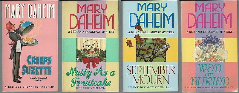 Lot of Four Bed-And-Breakfast Cozy Mysteries by Mary Daheim 10,11, 12, 15