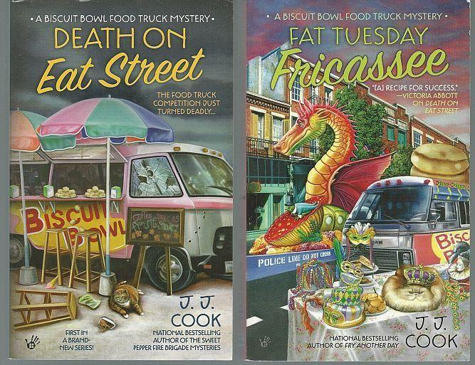 Lot of Two Biscuit Bowl Food Truck Cozy Mystery by J. J. Cook Eat St/Tuesday 1,3