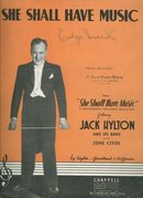 She Shall Have Music Jack Hylton and June Clyde 1935 Sheet Music