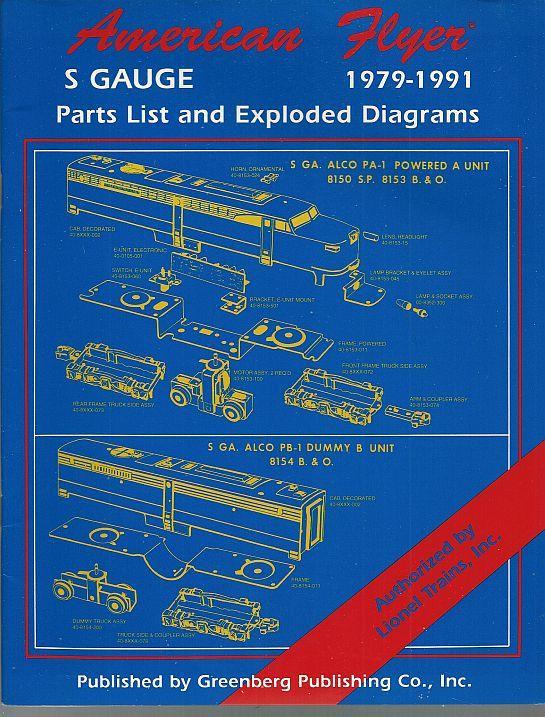 American Flyer S Gauge Parts Lists and Exploded Diagrams 1979-1991 Gary Svehar