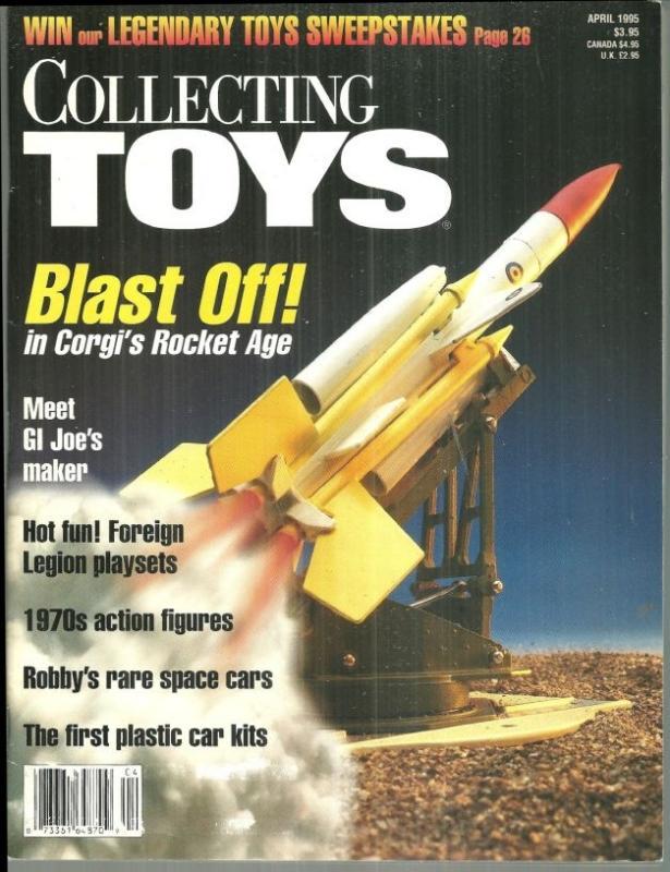 Collecting Toys Magazine April 1995 Corgi's Rocket Age on Cover